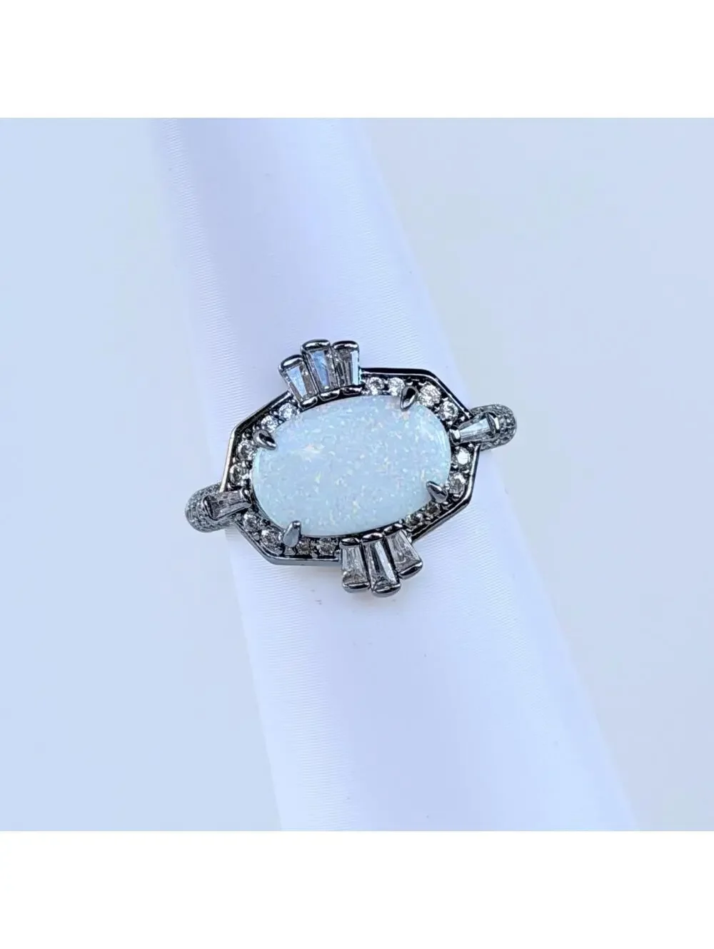 Bomb Party October Ring Sz 7 